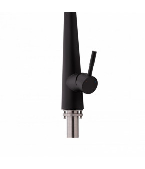 Смеситель для кухни Qtap Evicka QTEVI9135103UB Black Matt (выдвижной)