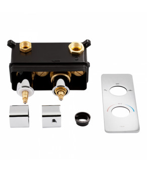 Смеситель термостатический скрытого монтажа для душа Qtap Votice 65T105NGC