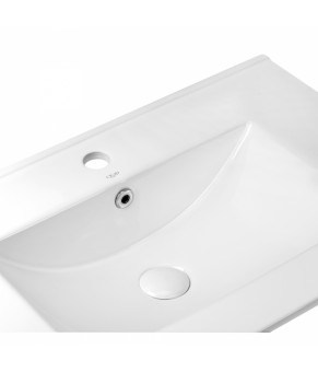 Раковина Qtap Albatross с донным клапаном QT01113070CW