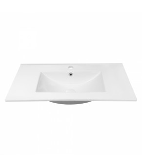Раковина Qtap Albatross с донным клапаном QT01113080CW