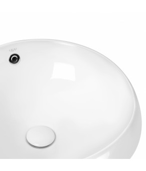 Раковина Qtap Jay с донным клапаном QT0711K305W