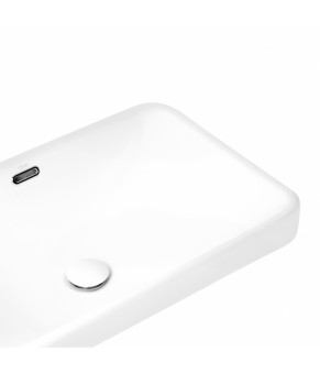 Раковина Qtap Jay с донным клапаном QT0711K306W