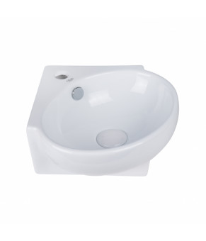 Раковина Qtap Leo с донным клапаном QT11115010W