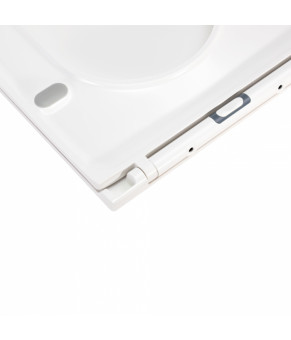 Унітаз підвісний Qtap Robin безободковий з сидінням Slim Soft-close QT1333046ENRW