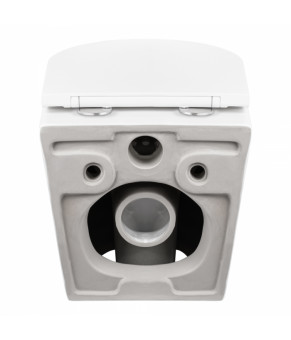 Унітаз підвісний Qtap Robin безободковий з сидінням Slim Soft-close QT1333046ENRW