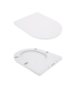 Унитаз подвесной Qtap Jay Rimless с сиденьем Soft-close (QT07335176W)