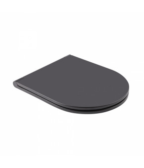 Унитаз подвесной Qtap Robin безободковый с сиденьем Slim Soft-close QT1333046ENRMB