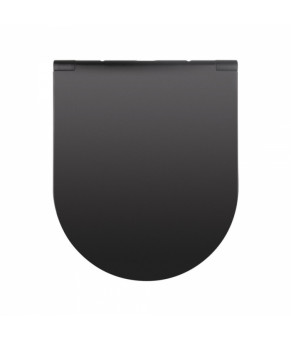 Унитаз подвесной Qtap Robin безободковый с сиденьем Slim Soft-close QT1333046ENRMB