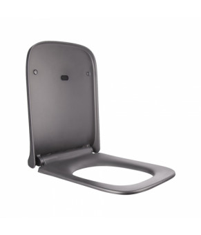 Унитаз подвесной Qtap Tern безободковый с сиденьем Slim Soft-close QT1733052ERMB