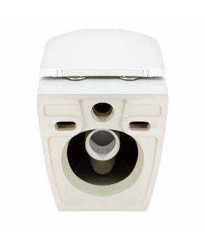 Унитаз подвесной Qtap Robin безободковый с сиденьем Slim Soft-close QT13332141ERW