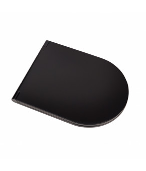 Унитаз подвесной Qtap Robin безободковый с сиденьем Slim Soft-close QT13332141ERMB