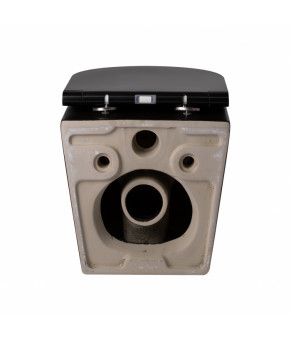 Унитаз подвесной Qtap Robin безободковый с сиденьем Slim Soft-close QT13332141ERMB