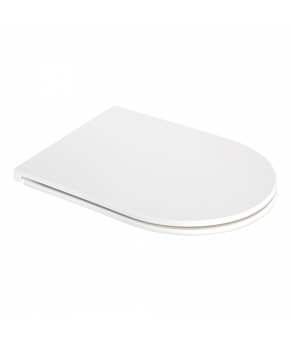 Унитаз подвесной Qtap Robin безободковый с сиденьем Slim Soft-close QT1333046ERW