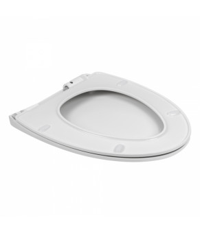 Унитаз подвесной Qtap Leo безободковый с сиденьем Slim Soft-close QT11331002ERW