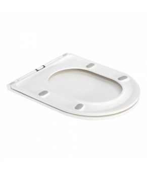 Унитаз подвесной Qtap Aries безободковый с сиденьем Slim Soft-close QT0333063ERW