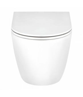 Унитаз подвесной Qtap Scorpio безободковый с сиденьем Slim Soft-close QT1433053ERW