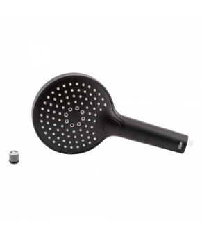 Лейка для ручного душа Qtap Rucni 120 мм круглая (QTRUCA120O3KBB) Black Matt