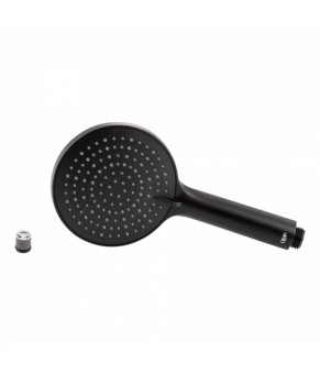 Лейка для ручного душа Qtap Rucni 115 мм круглая Black Matt (QTRUCA116O3PBB)