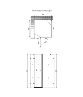 Душевая кабина Qtap Capricorn CRM1011SC6 Clear