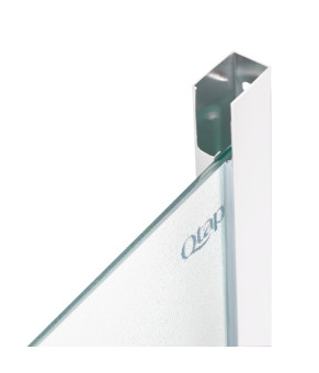 Набор Qtap душевая кабина Presto WHI1099AP5 Pear + поддон Uniarc 309915
