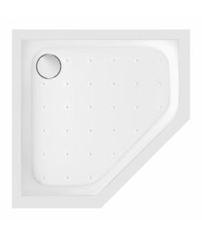 Набір Qtap душова кабіна Leo CRM10995-AC6 Clear + піддон Leoscorp 309915