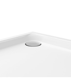 Набор Qtap душевая кабина Gemini CRM1099SC6 Clear + поддон Unisquare 309915