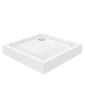Набор Qtap душевая кабина Gemini CRM1099SC6 Clear + поддон Unisquare 309915