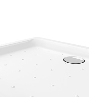 Набор Qtap душевая кабина Gemini CRM1018RC6 Clear + поддон Unirect 301815