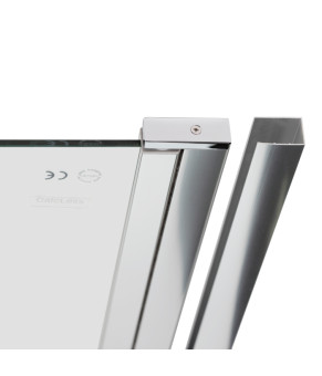 Набор Qtap душевая кабина Gemini CRM1018RC6 Clear + поддон Unirect 301815