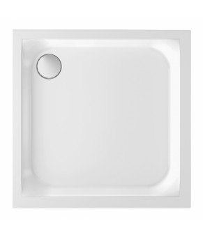 Набор Qtap душевая кабина Capricorn CRM1099SC6 Clear + поддон Unisquare 309915