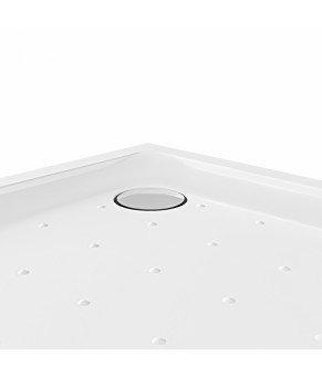 Набор Qtap душевая кабина Scorpio BLA10995-AC6 Clear + поддон Leoscorp 309915