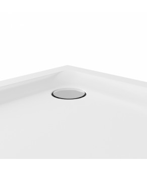 Набір Qtap душова кабіна Virgo CRM1099AC8 Clear + піддон Uniarc 309915