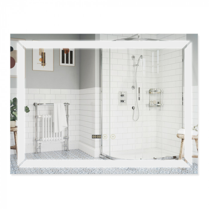 Зеркало Qtap Mideya с антизапотеванием (DC-F605) 800х600 QT2078F605W