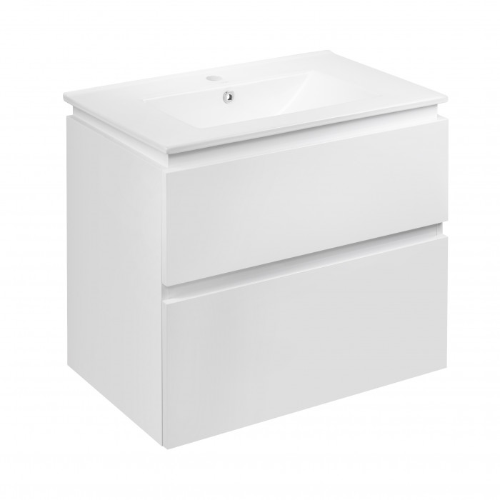 Тумба подвесная с раковиной Qtap Albatross QT0172TP700D3070CW