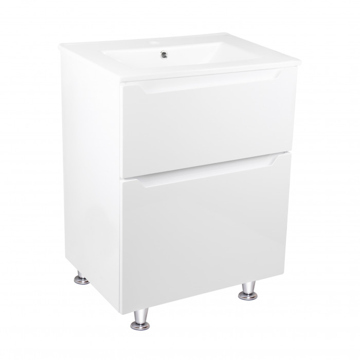 Тумба напольная с раковиной Qtap Scorpio QT1471TNВ6013060CW