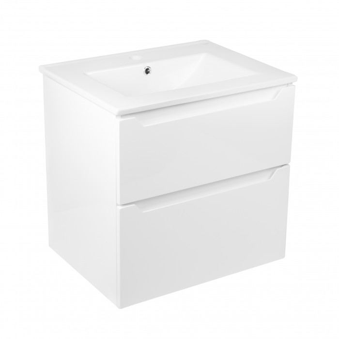 Тумба подвесная с раковиной Qtap Scorpio QT1472TPВ6013060CW