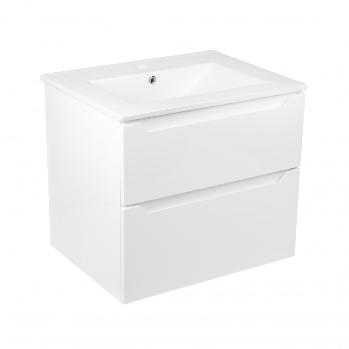 Тумба подвесная с раковиной Qtap Scorpio QT1472TPВ7013070CW