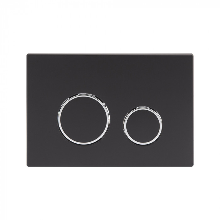 Панель змиву Qtap Nest QT0111M11V1146MB Чорна Матова (SD00038780)