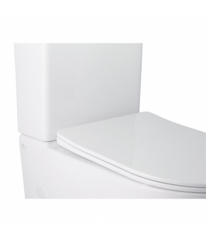 Унітаз-компакт Qtap Stork безободковий з сидінням Soft-close QT15222179W
