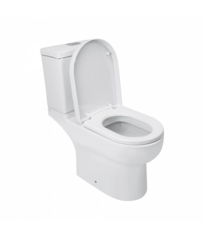 Унитаз-компакт Qtap Missel с сиденьем Soft-close QT0222599W