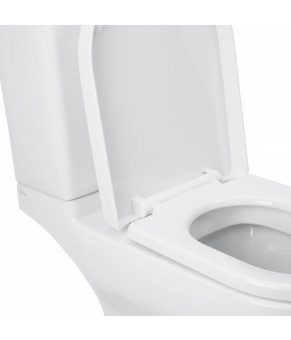 Унитаз-компакт Qtap Missel с сиденьем Soft-close QT0222599W
