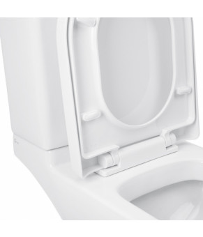 Унитаз-компакт Qtap Missel с сиденьем Soft-close QT0222599W