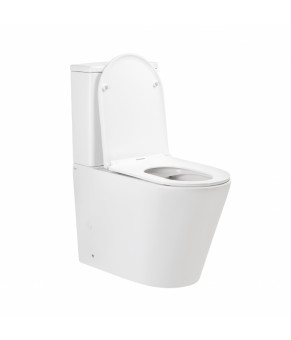 Унитаз-компакт Qtap Scorpio безободковый с сиденьем Soft-close QT14222125ARW