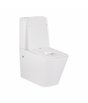 Унитаз-компакт Qtap Tern безободковый с сиденьем Soft-close QT17222093ARW