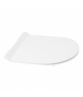 Унитаз-компакт Qtap Virgo безободковый с сиденьем Soft-close QT18222169ARW