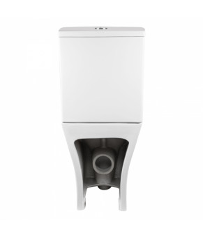 Унитаз-компакт Qtap Virgo безободковый с сиденьем Soft-close QT18222169ARW