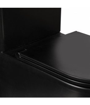 Унитаз-компакт Qtap Scorpio безободковый с сиденьем Soft-close QT14222125ARMB