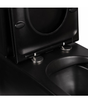 Унитаз-компакт Qtap Scorpio безободковый с сиденьем Soft-close QT14222125ARMB
