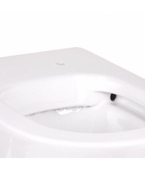 Унитаз-компакт Qtap Swan безободковый с сиденьем Soft-close QT16223178W