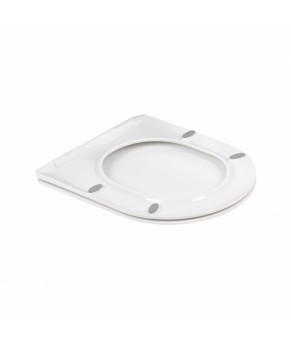Унитаз-компакт Qtap Swan безободковый с сиденьем Soft-close QT16223178W